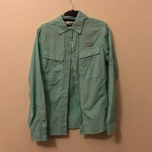 Light blue Columbia button up